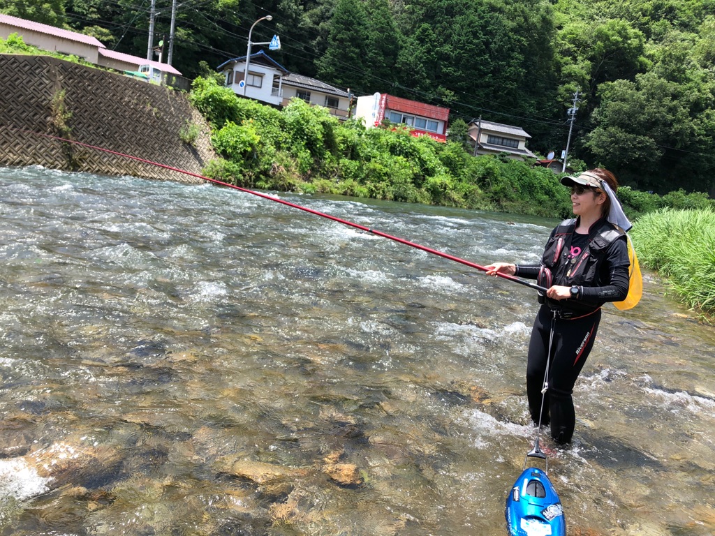 釣女鮎釣り修行の旅 ついにツ抜け 釣具のイシグロ 釣り情報サイト