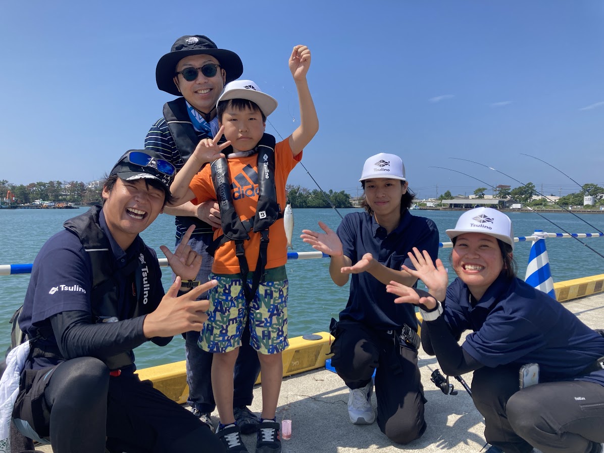 浜名湖サビキ釣り♪ みんな笑顔で◎