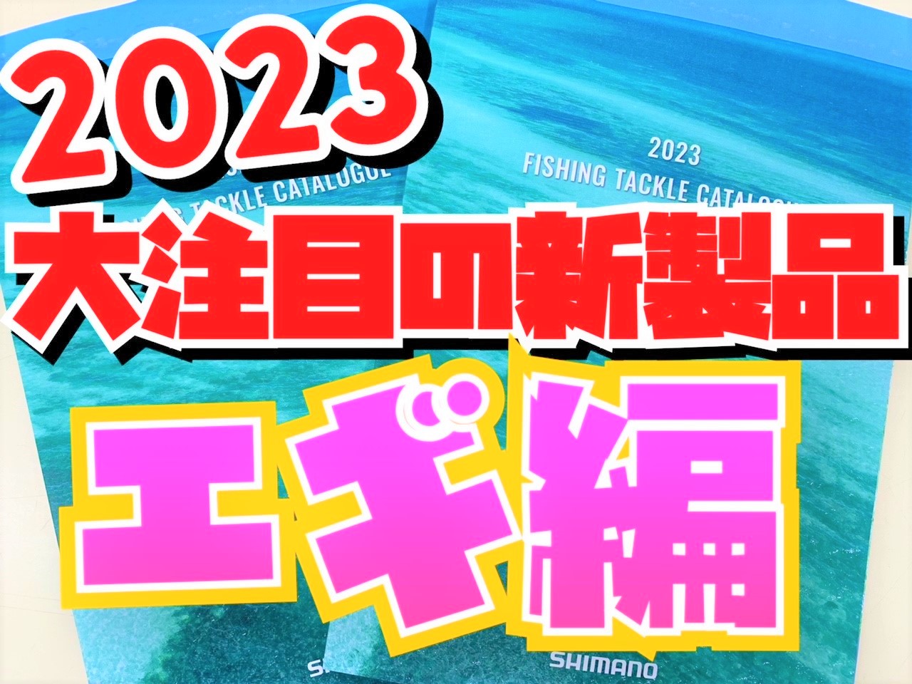 1/27追記 2023新製品エギ情報】エギ王K限定色、クリンチ、セフィア