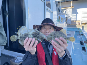 キョーイチの極上デラ旨過ぎるデカモロハギは❷❼㌢ッ‼︎