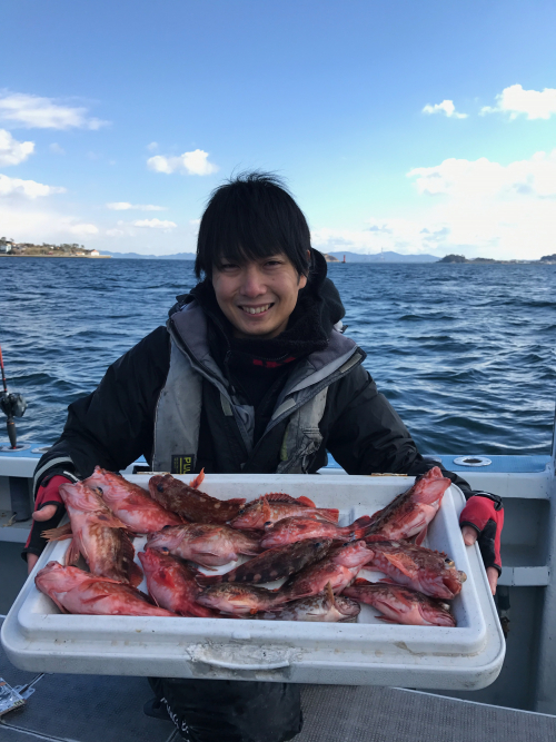 美味しいカサゴが大漁！大漁！