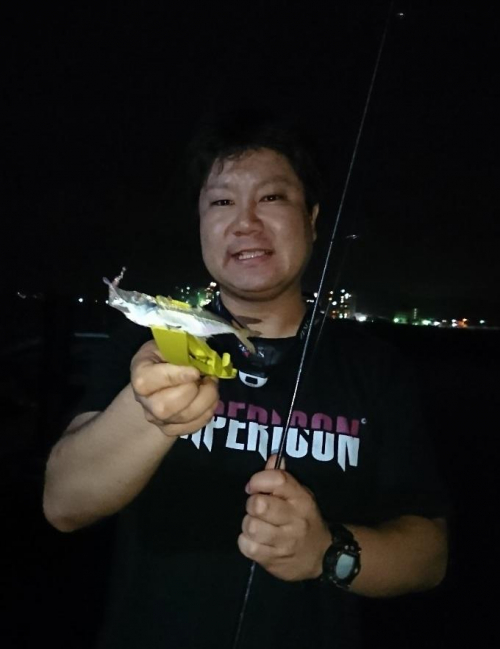 浜名湖アジ回遊中！ルアーにもヒット中♪