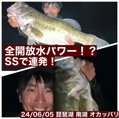 全開放水の南湖へバス釣りへ行ってきました！