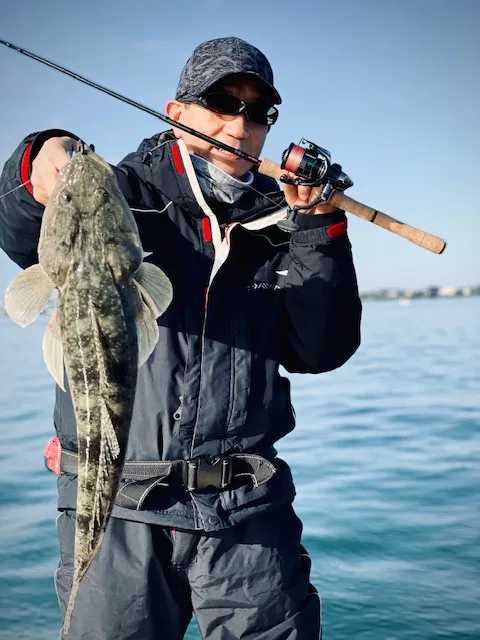 浜名湖ボート】厳寒期のボトムワインドで良型マゴチ‼｜釣具のイシグロ