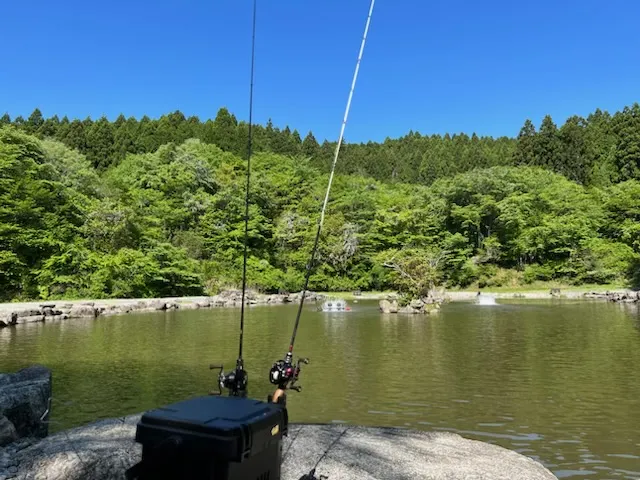 戸神の池でエリアトラウトを満喫！｜釣具のイシグロ |釣り情報サイト