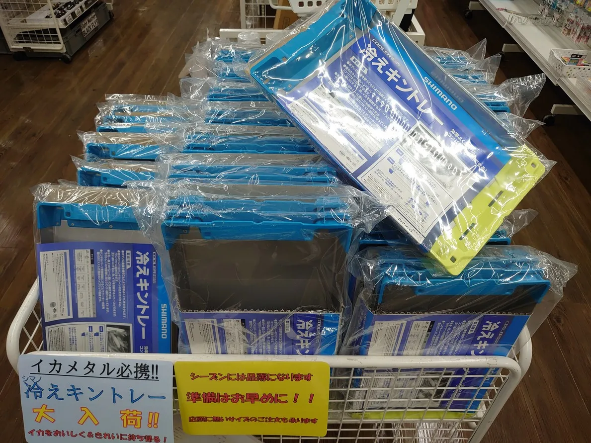 イカメタル必携！冷えキントレー 大 入荷！！｜イシグロ豊田店｜釣具の