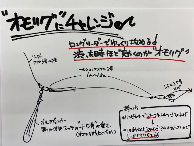 イカメタル オモリグのやり方 コツ イシグロ 岐阜店 釣具のイシグロ 釣り情報サイト