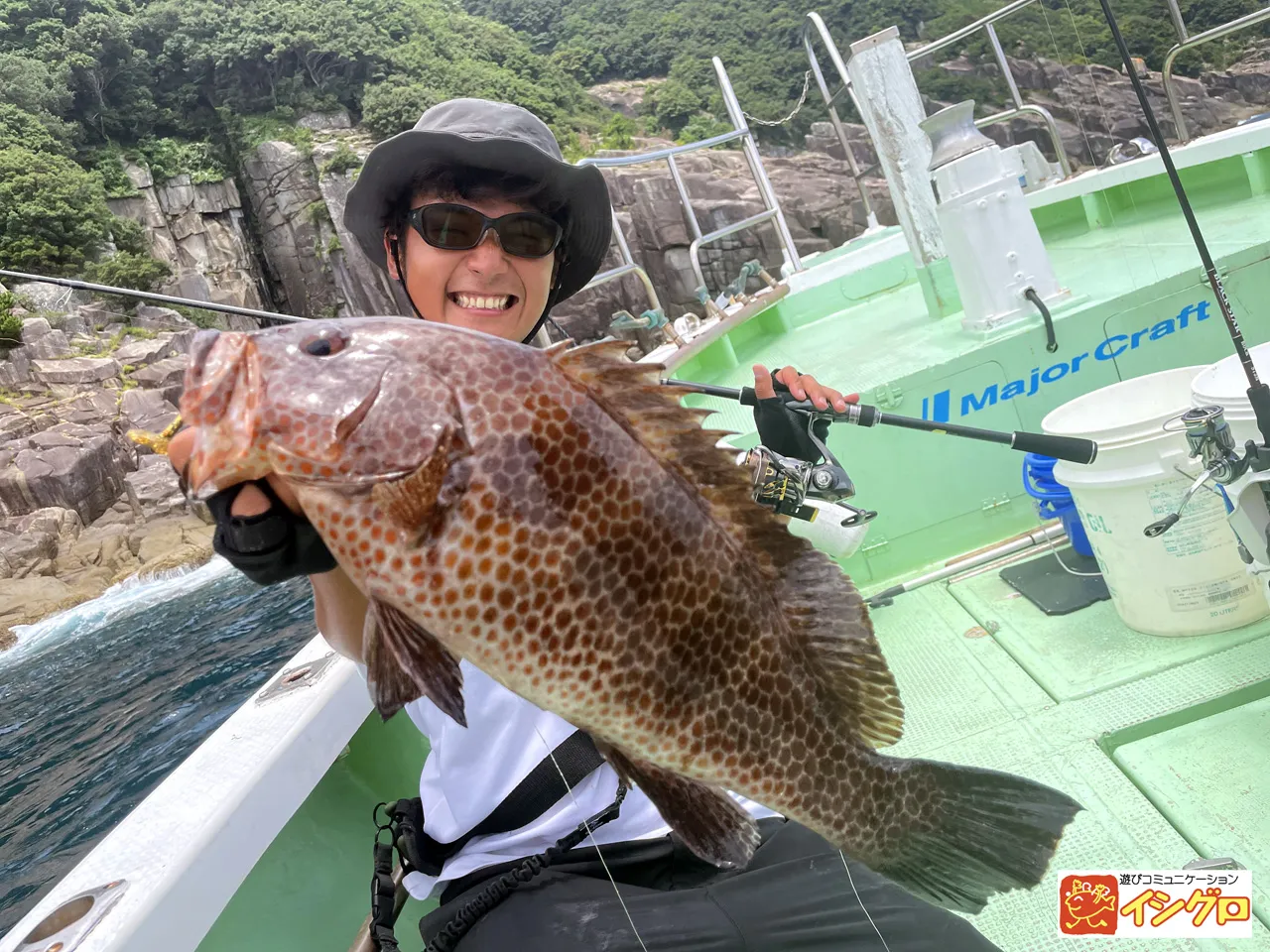 ロックフィッシュルアー オオモンハタ釣り 釣具のイシグロ 釣り情報サイト