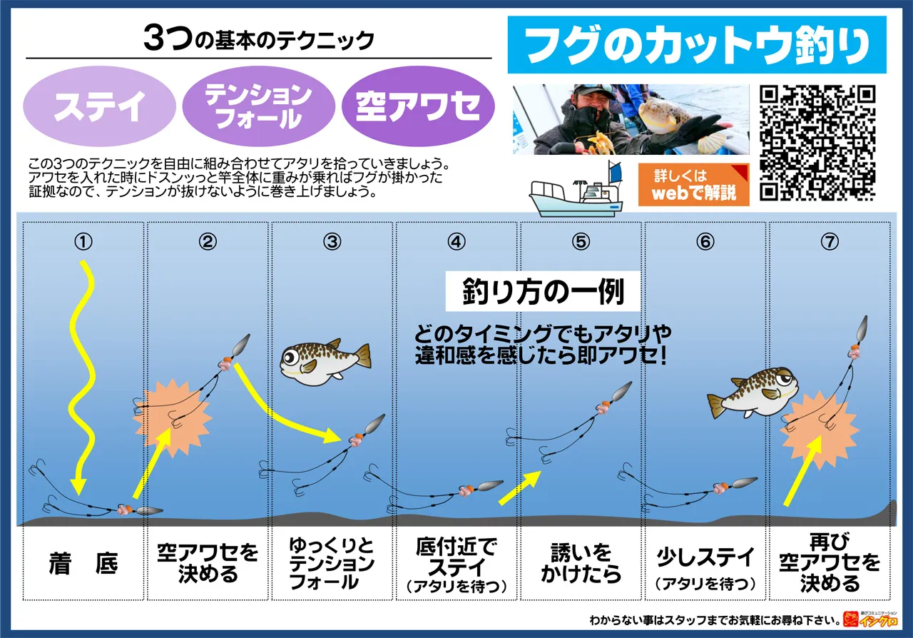 伊勢湾 フグのカットウ釣り 釣具のイシグロ 釣り情報サイト