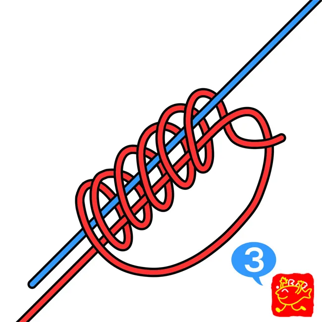 糸と糸を結ぶ 電車結び 釣具のイシグロ 釣り情報サイト