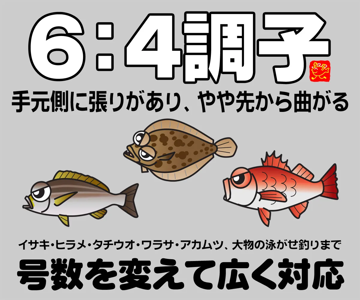 船竿の調子と対象魚の違い｜釣具のイシグロ |釣り情報サイト