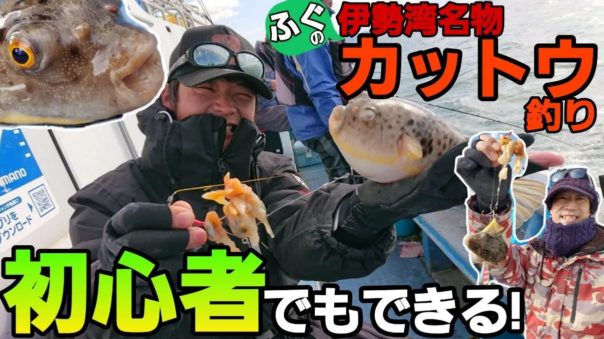 冬の伊勢湾名物 ふぐのカットウ釣りをやってみよう 釣具のイシグロ 釣り情報サイト