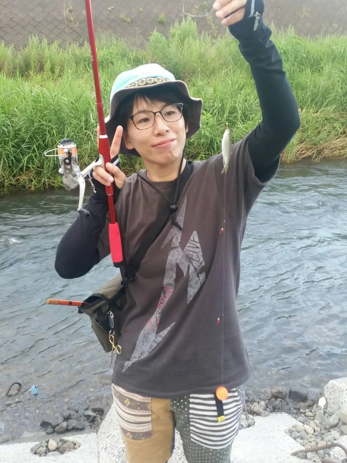 夕方の短時間 お子様と近所の川でオイカワ釣りしてみませんか 釣具のイシグロ 釣り情報サイト