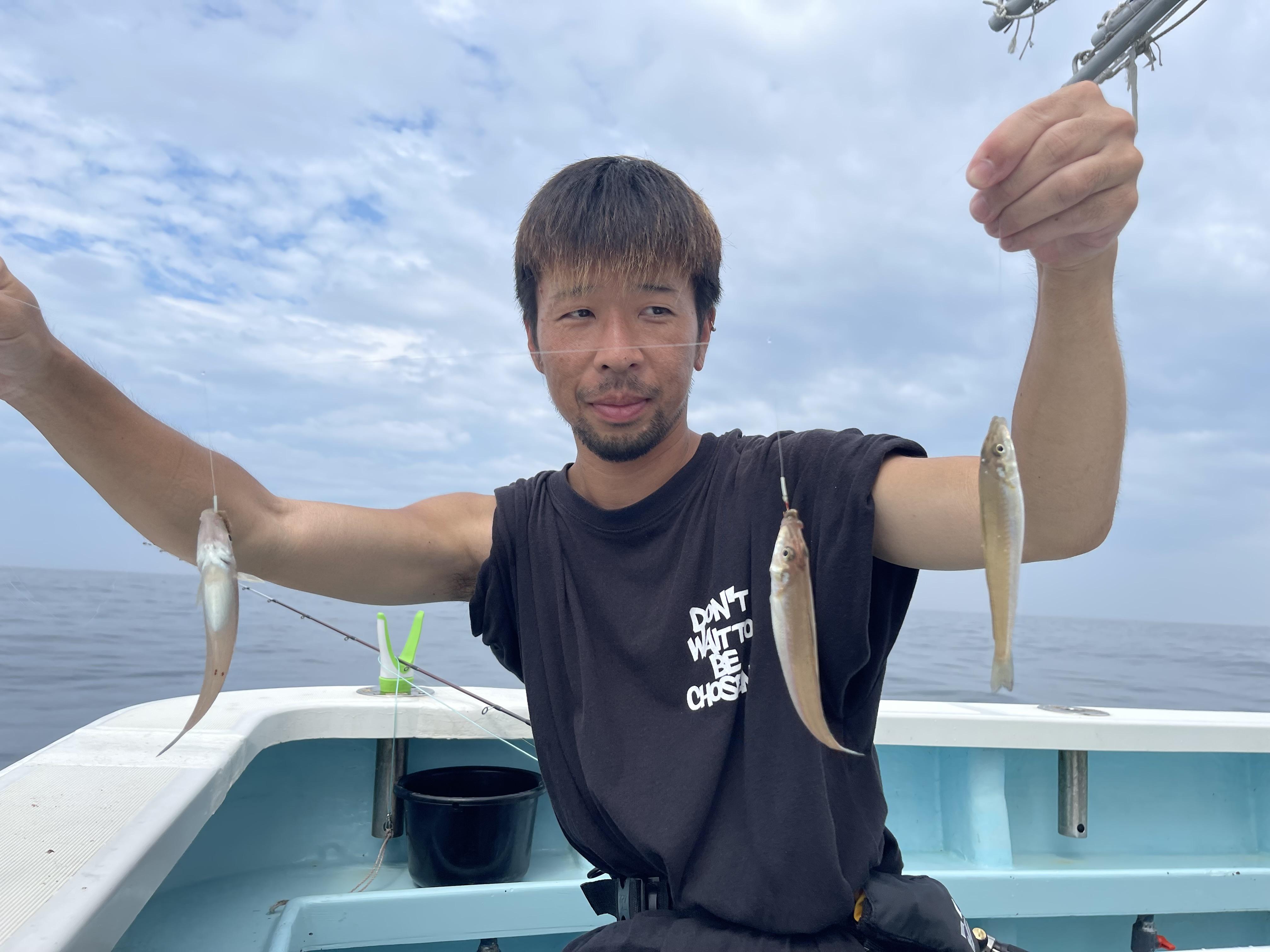 こちらの常連様はイシグロ コラボ❸本針でトリプル掛けに成功ッ(°▽°)