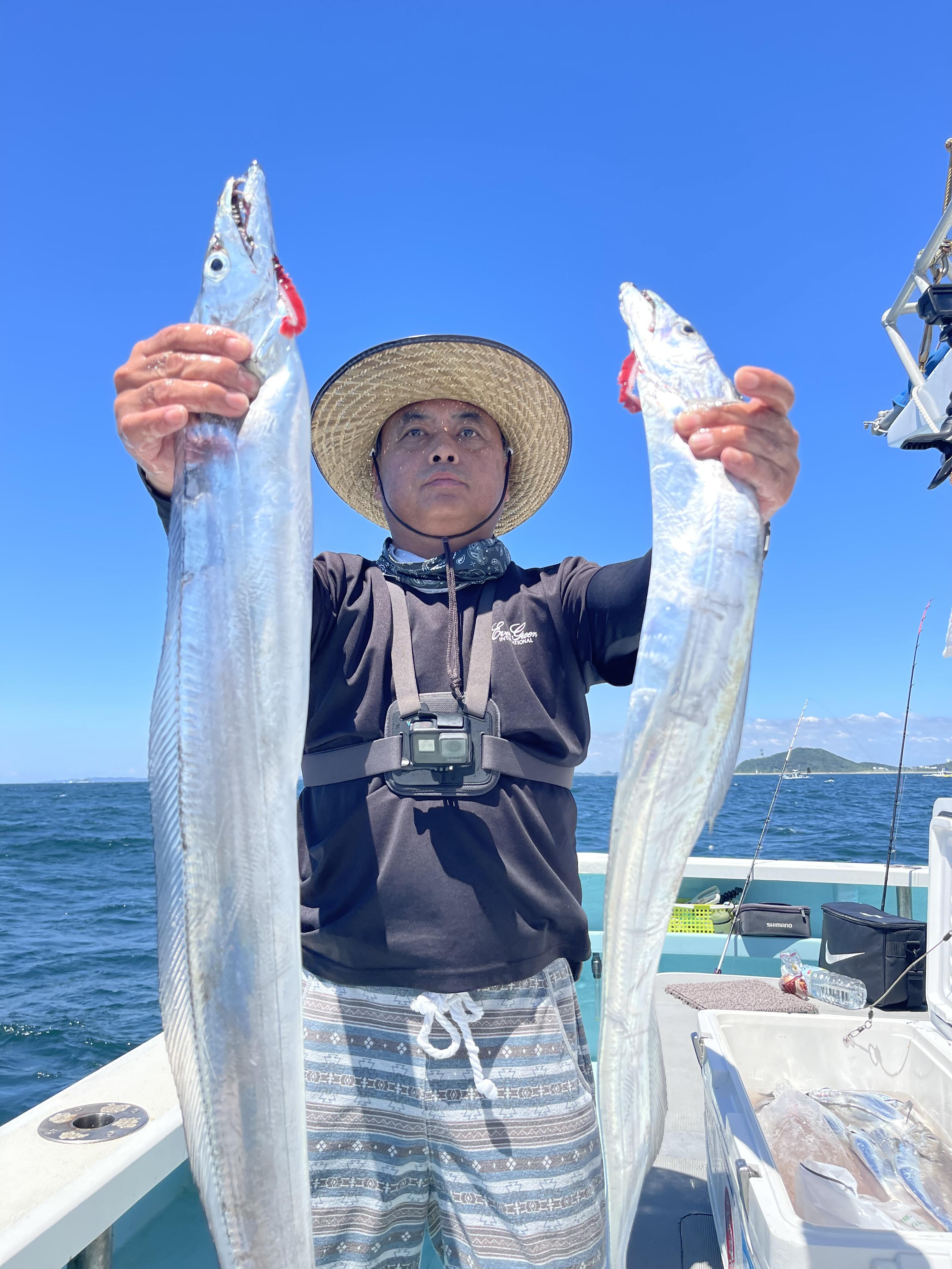 こちらのお客様は伊良湖タチテン釣りは初挑戦もシェンロン狩りッψ(｀∇´)ψ