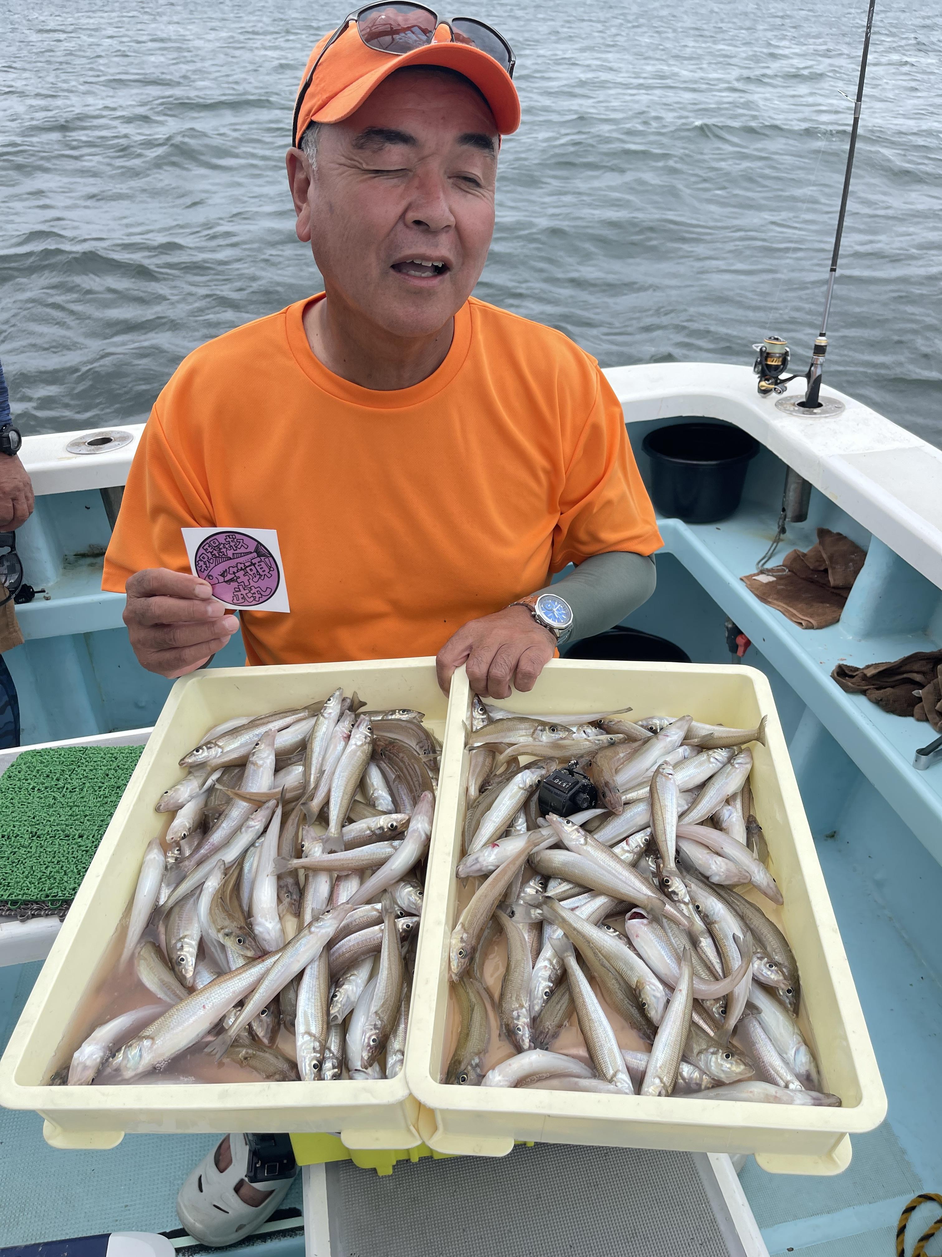 こちらの常連様もデカポチャギス混じりに❶❸❷本狩りッψ(｀∇´)ψ