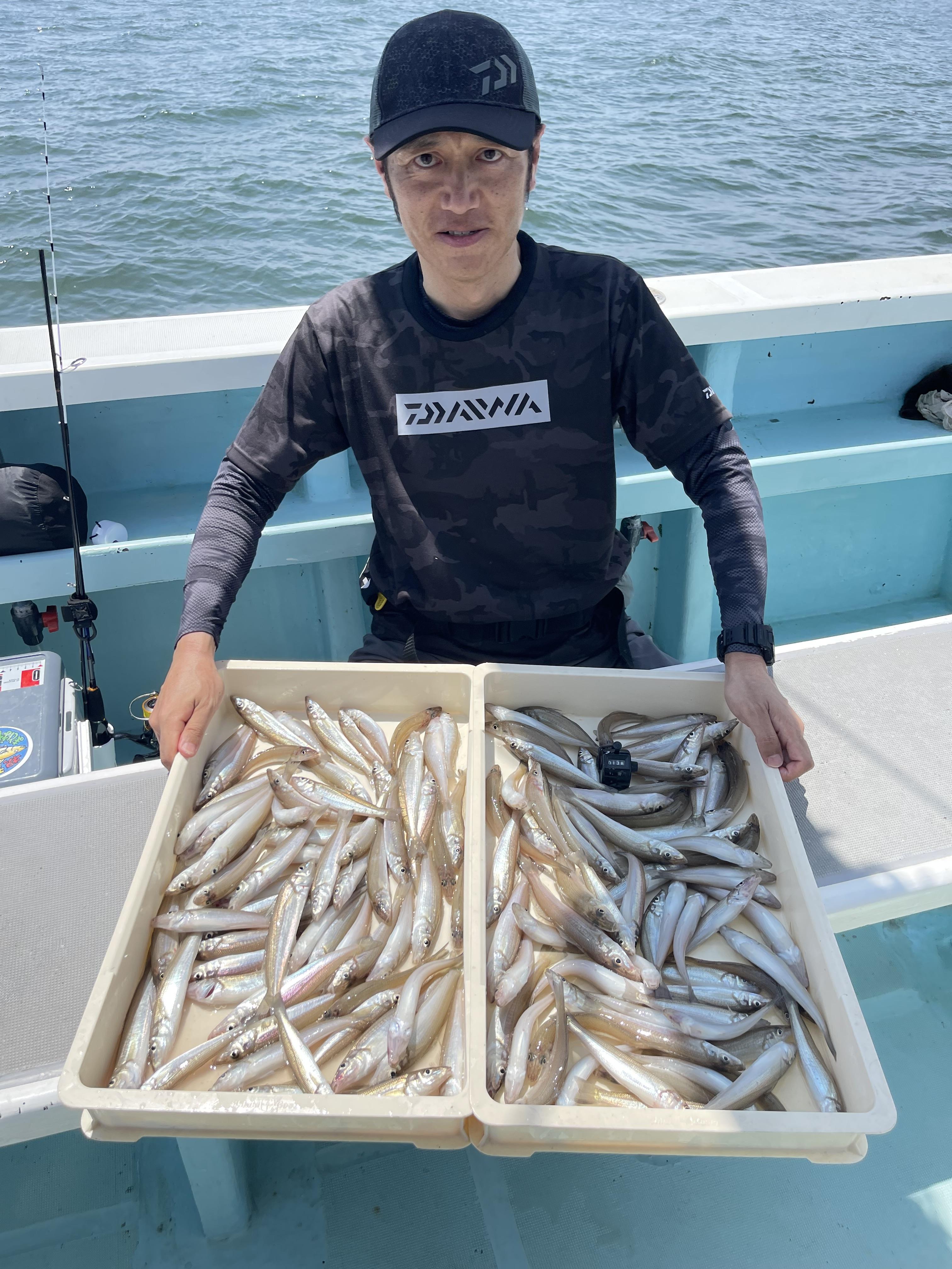 こちらの常連様も自身の釣果記録大幅更新 ❶❸❽本狩りッ(^-^)