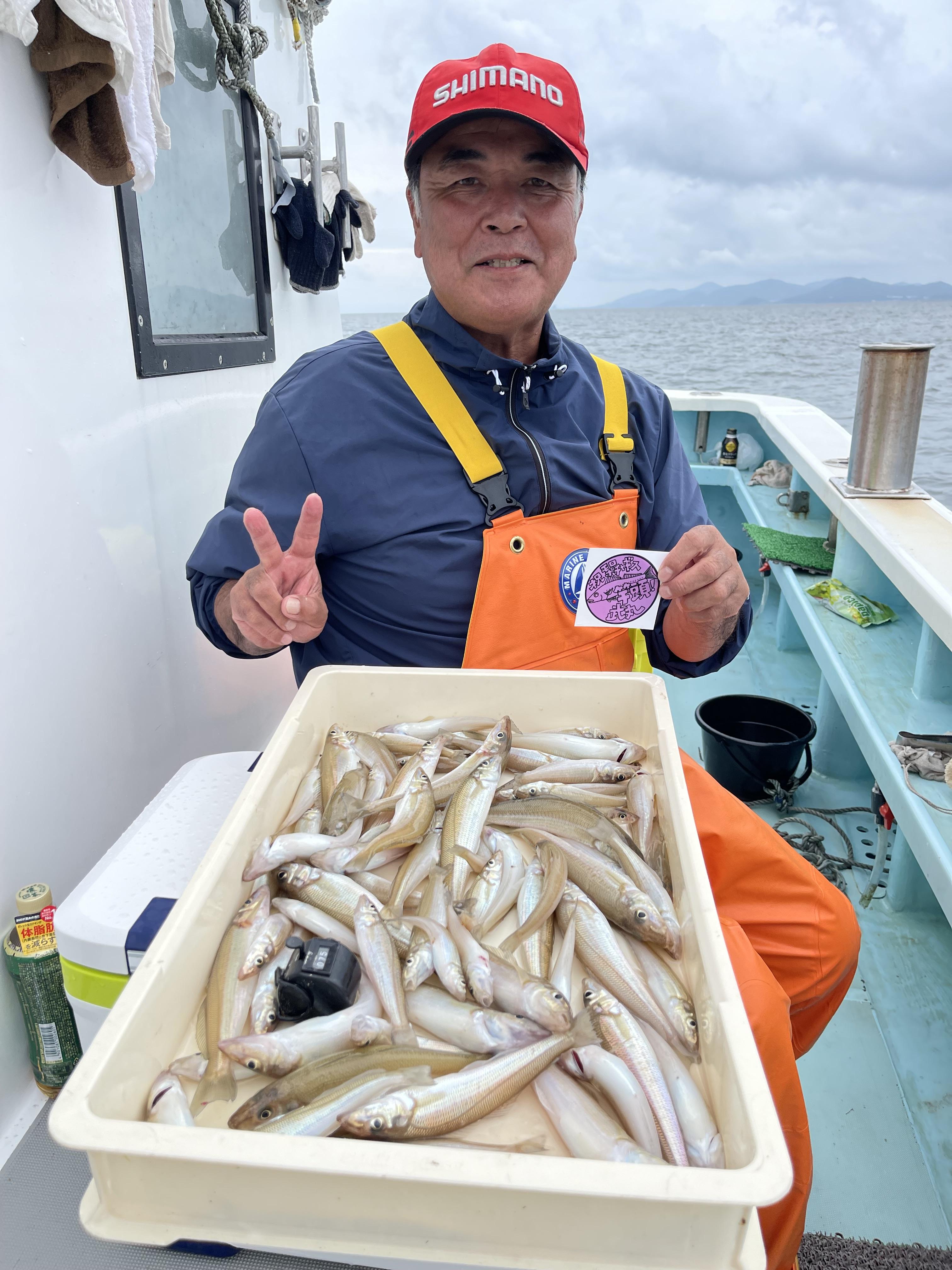 こちらの常連様は【極太ギス】含めて❼❺本も狩るッψ(｀∇´)ψ