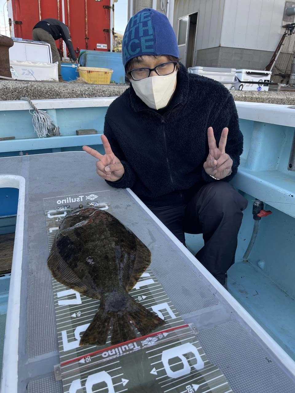 こちらのお客様も肉厚ビラメを狩るッψ(｀∇´)ψ