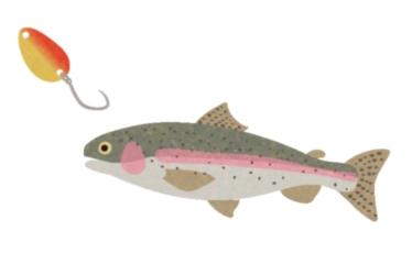 管理釣り場のルアーフィッシング